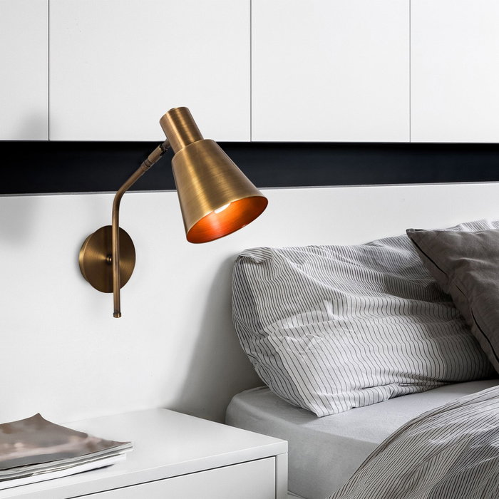 Opviq Sivani - MR-663 Lámpara de pared de metal color cobre